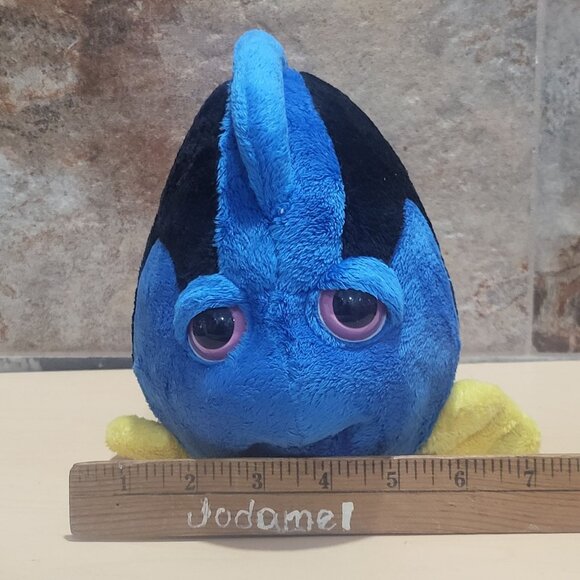 Petting Zoo Bright Eyes Blue Tang Fish Plush Toy 1994 - Picture 9 of 12